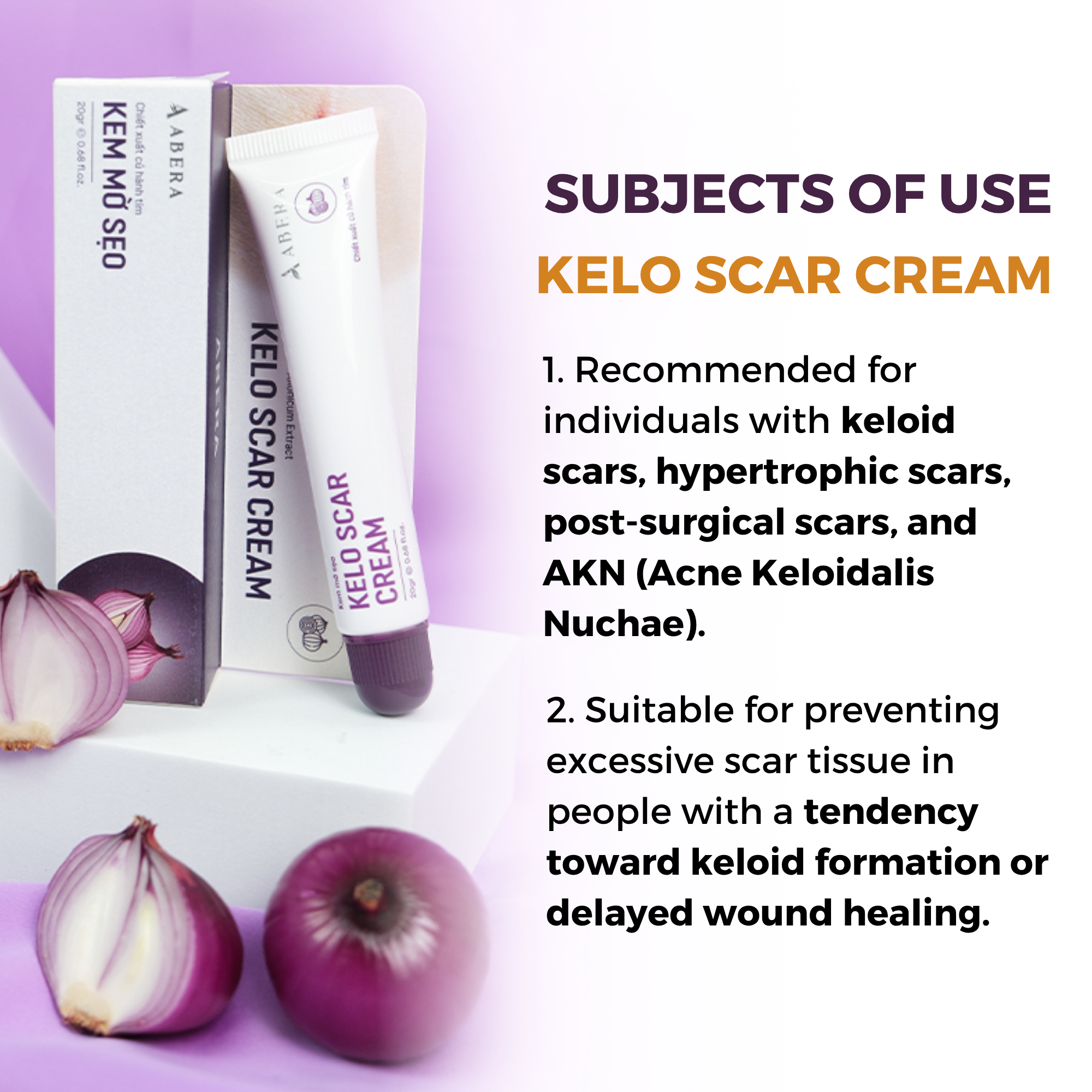 Abera Kelo Scar Cream - Authentic