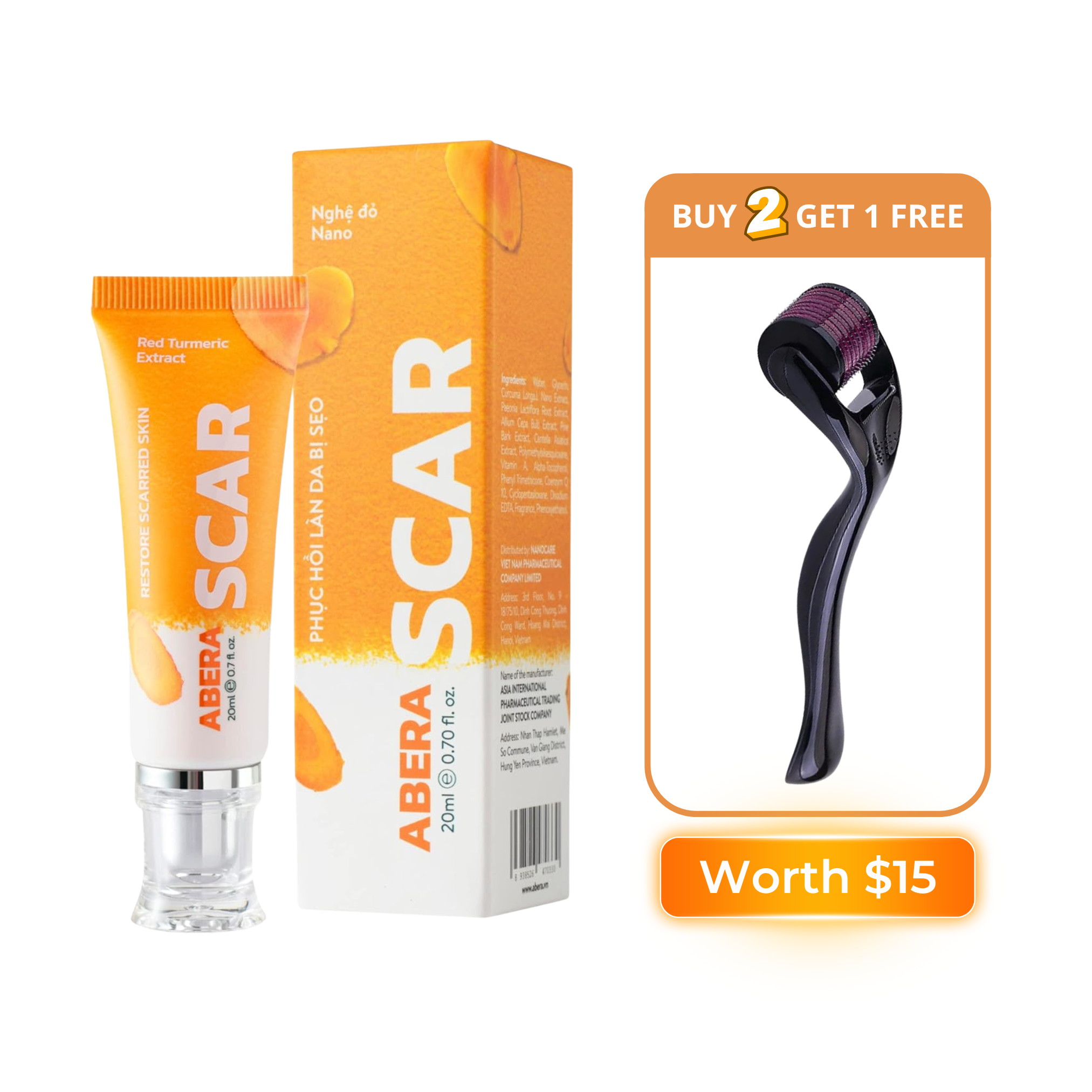 Abera Red Turmeric Scar Removal Cream - KOC