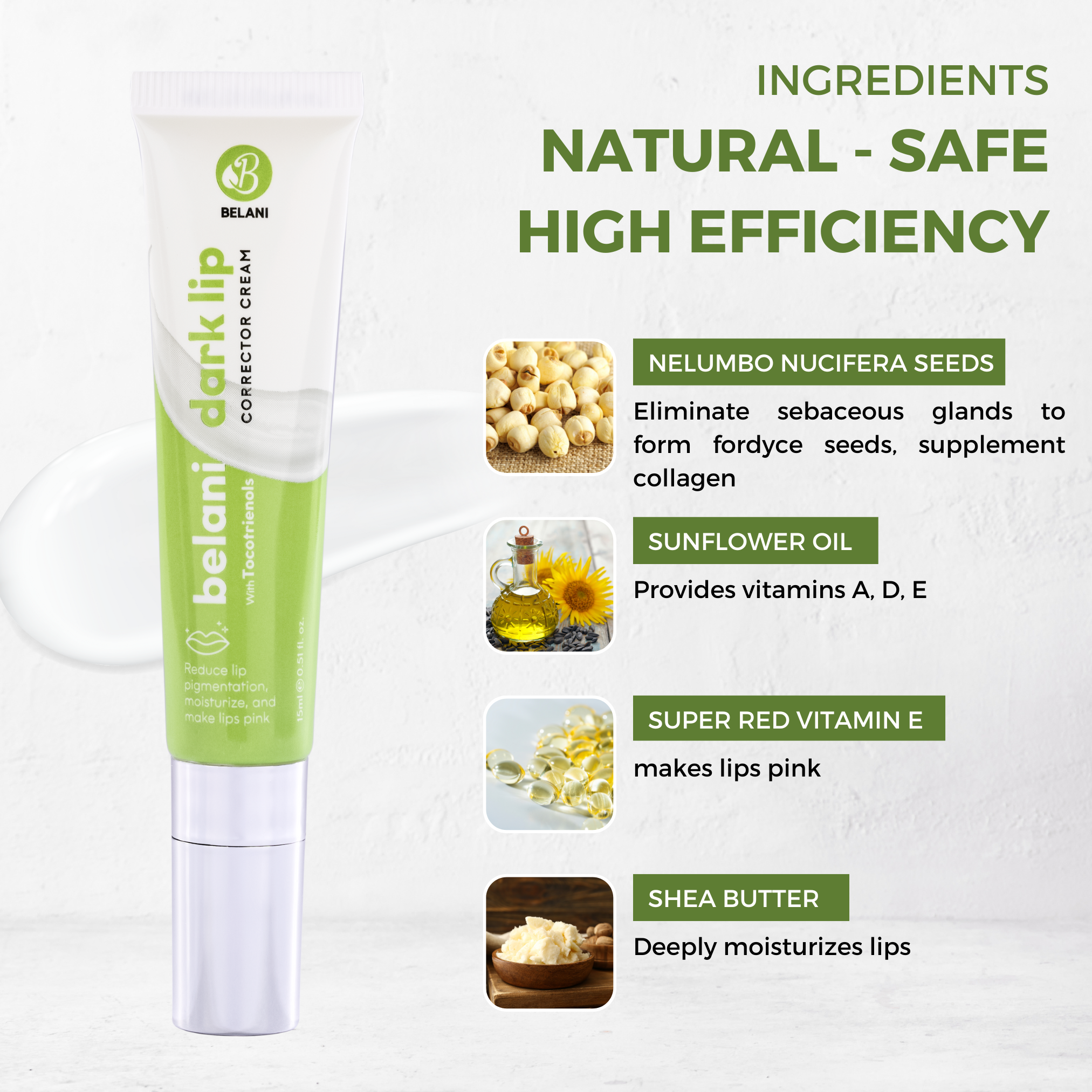 Belani Dark Lip Cream - Best Seller - US