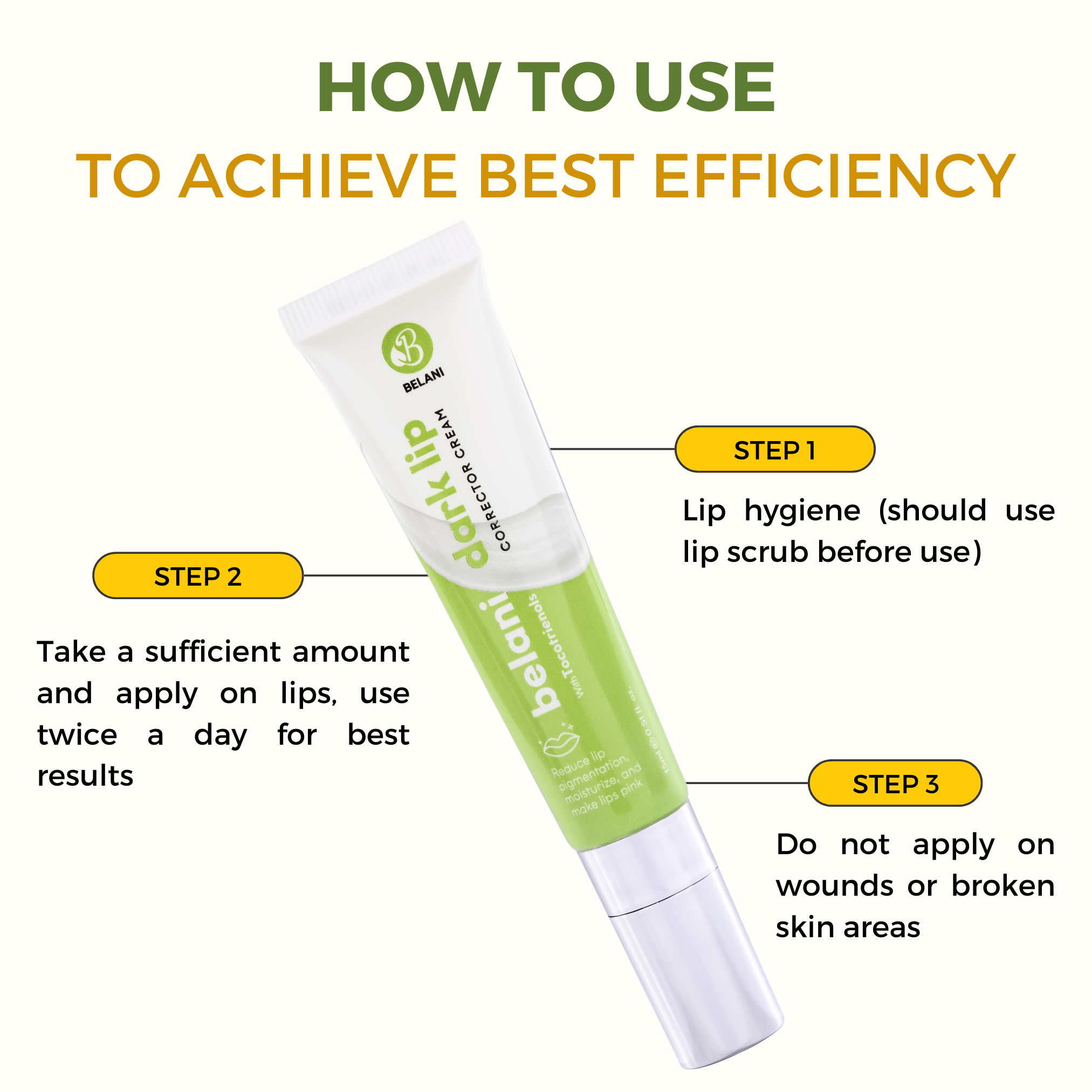 Belani Dark Lip Cream - Best Seller - US