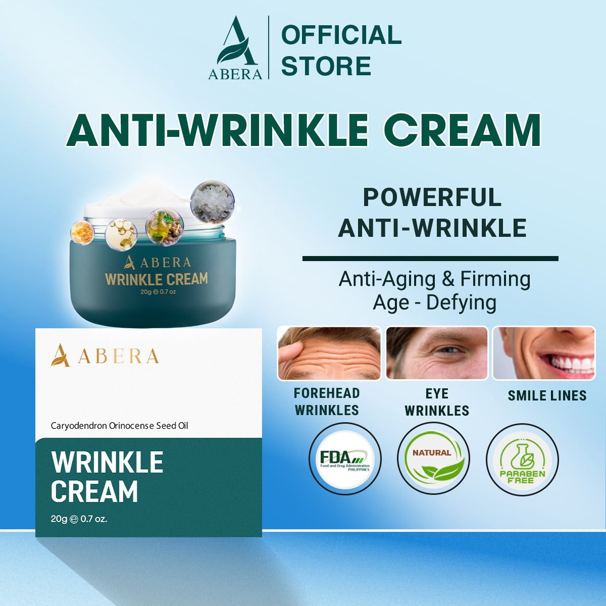 Abera Wrinkle Cream - Best Seller - US
