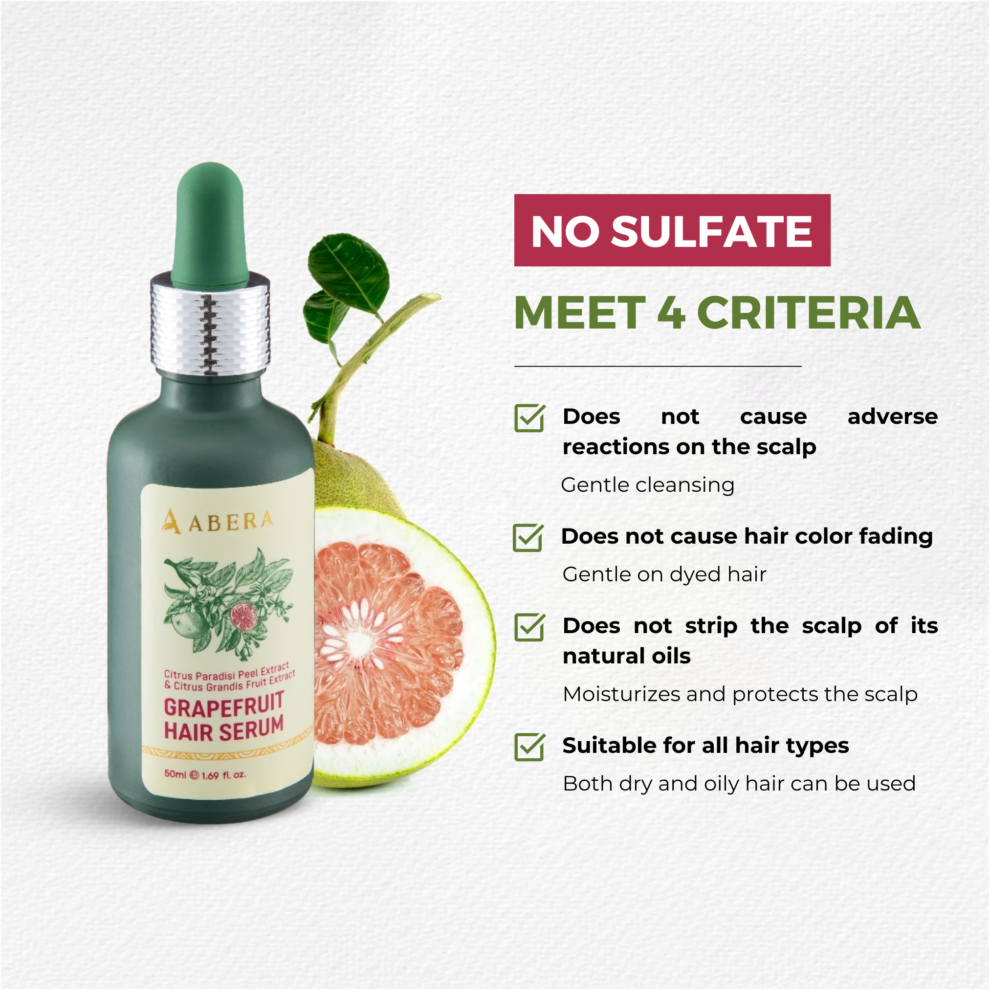 Abera Pink Grapefruit Hair Essential Oil