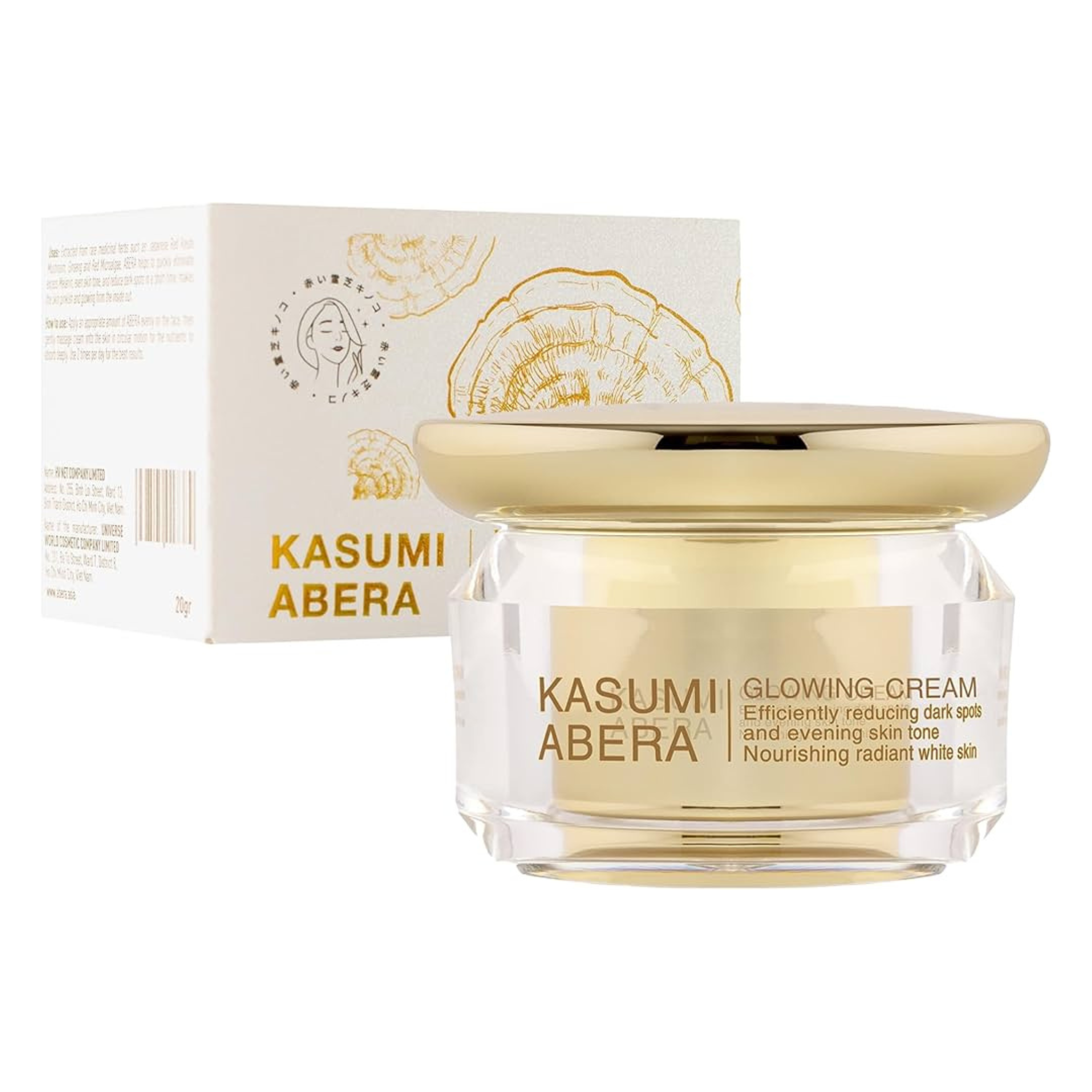 (Combo 2) Kasumi Abera Cream + 1 ABERA Melasma Serum