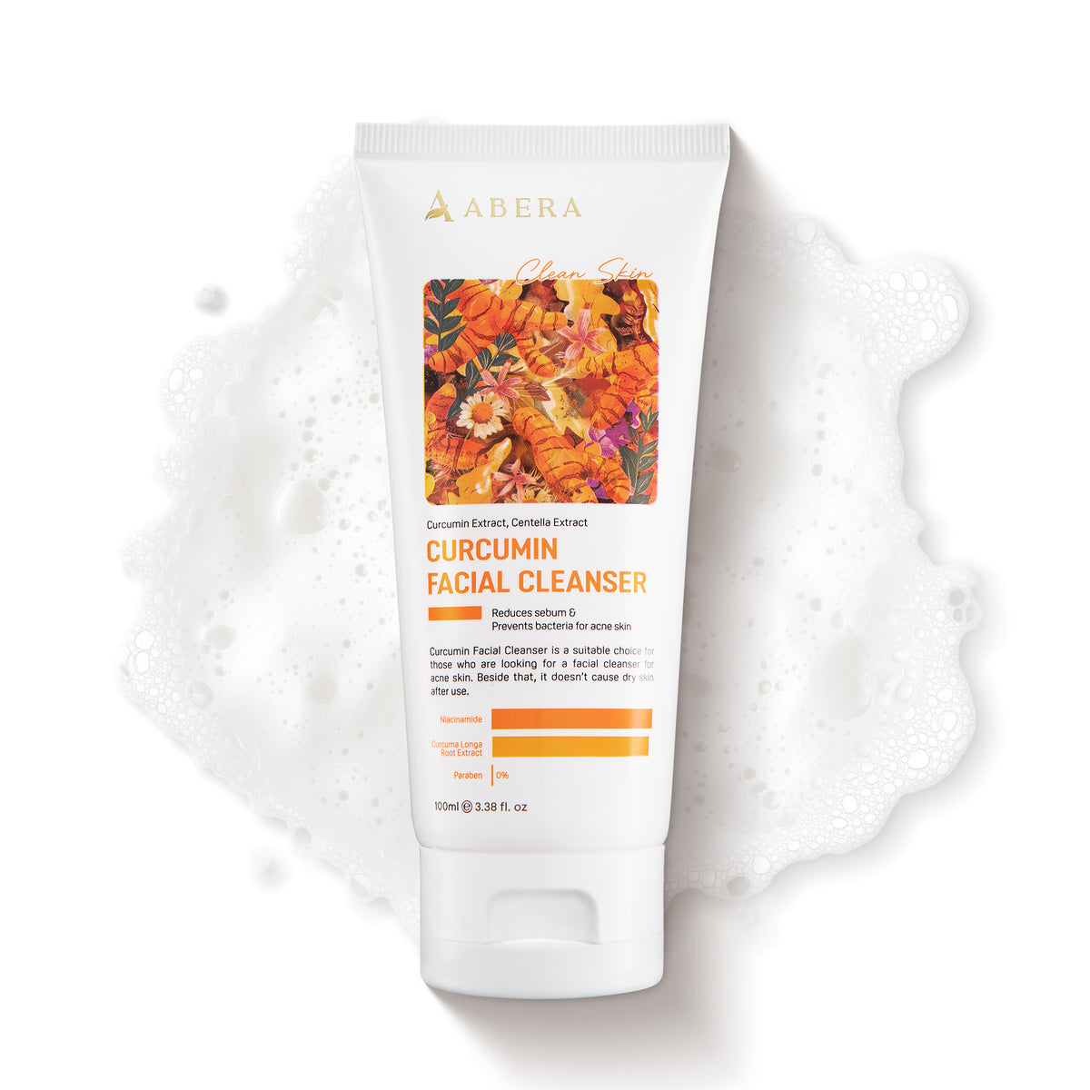 ABERA Turmeric Root Extract Facial Cleanser