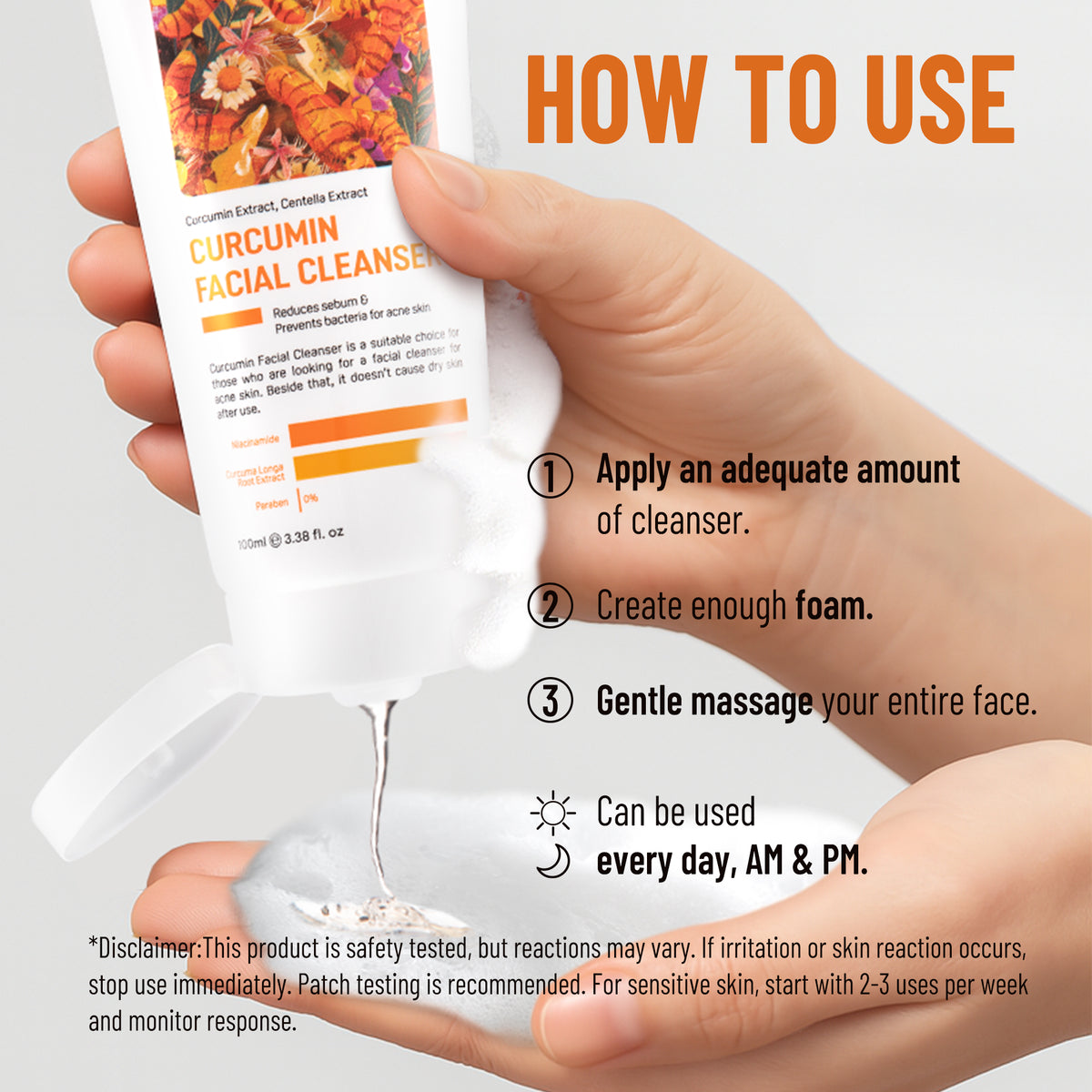 ABERA Turmeric Root Extract Facial Cleanser