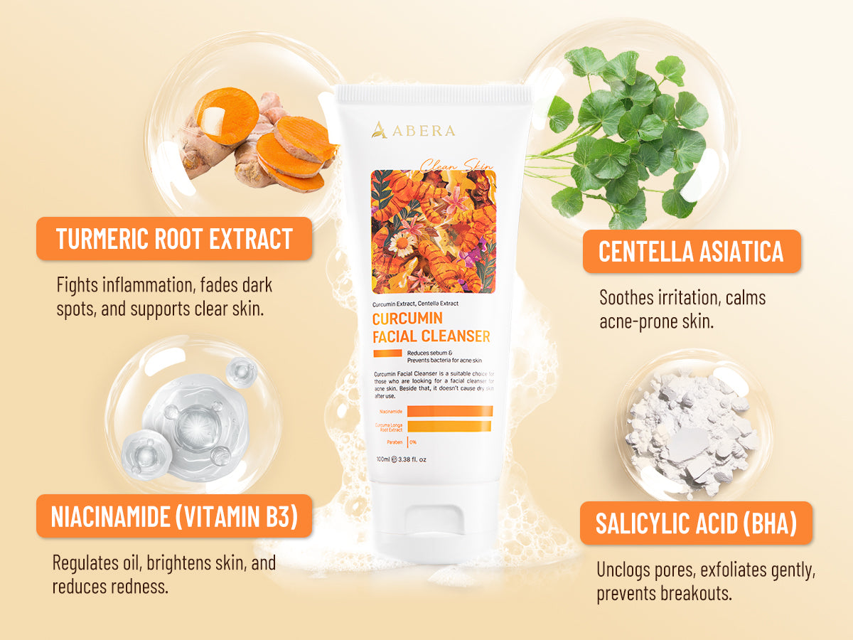 ABERA Turmeric Root Extract Facial Cleanser